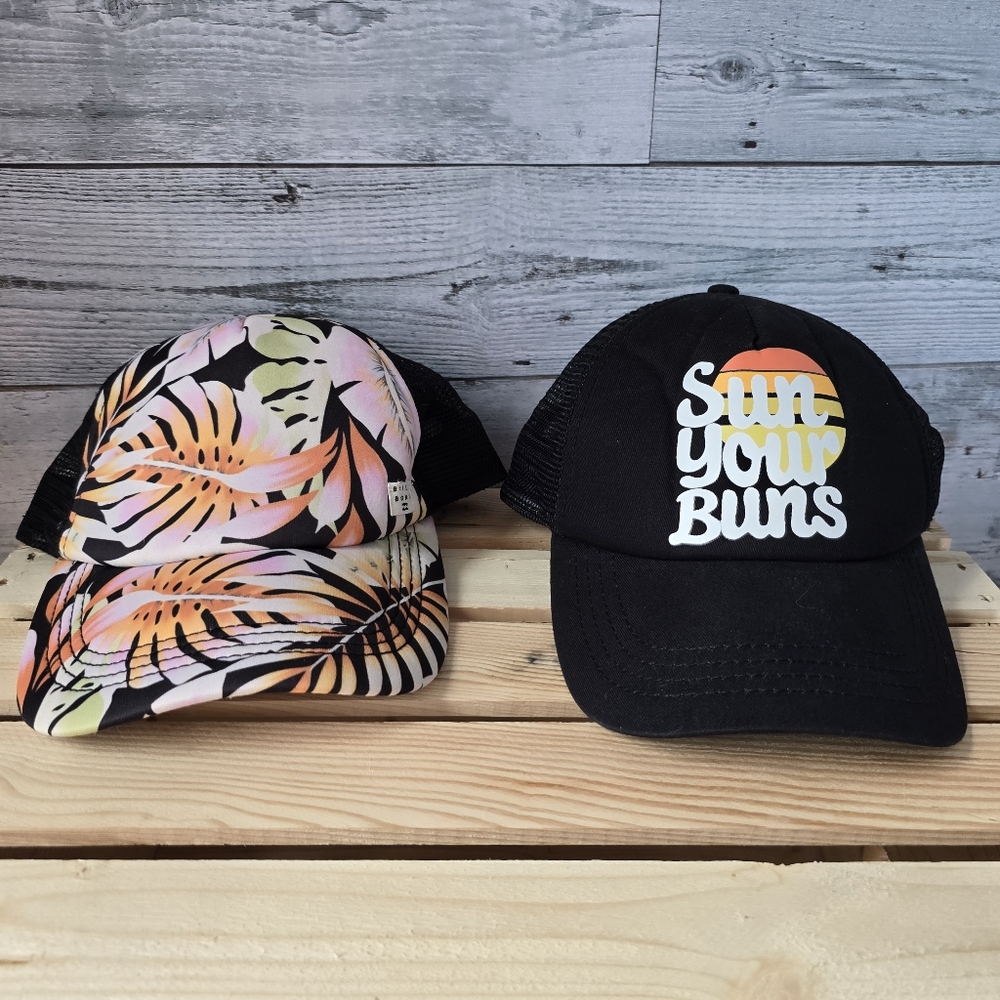 Billabong Snapback Beach Summer Hats Womens One Size